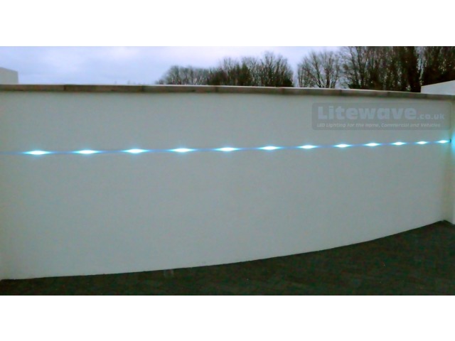 Moving light effect in wall using LED Strip